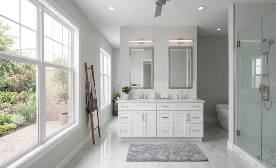 Amesbury White Recessed